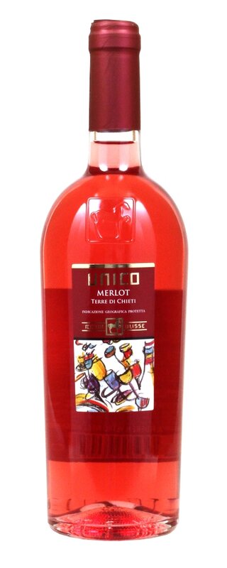 Merlot Rosato Unico Terre di Chietti 75 cl . 
WT6750/6238 IGP