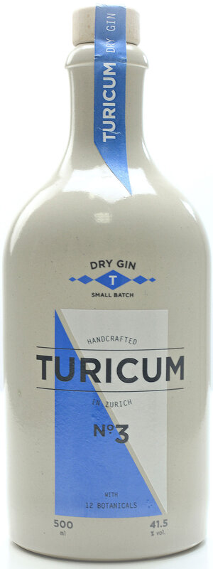 Turicum London Dry Gin 41.5 % 50 cl. N 
TC7434/0500 London Dry Gin