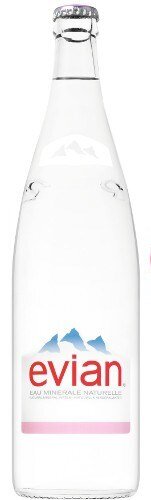 Evian Glas 100 cl. N 