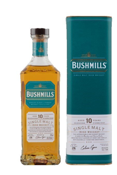 Bushmills 10y.40 %  70 cl. N 
SL7418/2498'45 Irish Whiskey