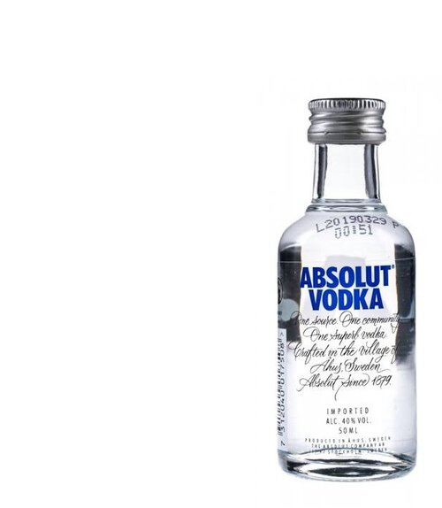 Absulut Vodka Miniatur 40 %  5 cl. N 
PR7422/0005