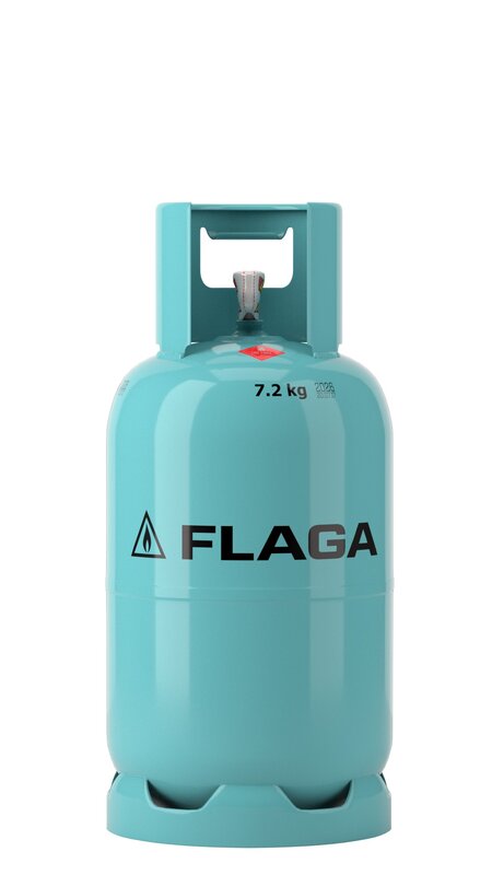 Propan Flaga Stahlflasche 5.00 Kg. 
