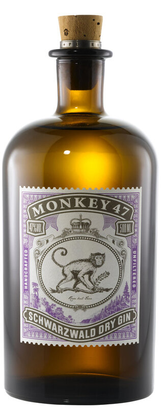 Monkey 47 Gin Schwarzwald 47%  50 cl. N 
BR7434/0500 London Dry Gin