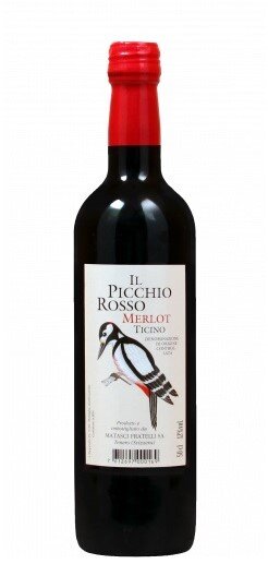 Merlot del Ticino DOC Il Picchio Rosso 50 cl.  R.6469/4535