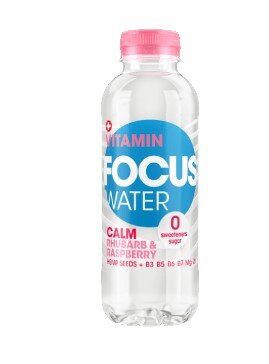 Focuswater Calm Rhabarber & Himbeer 4x6-PET 50 cl.