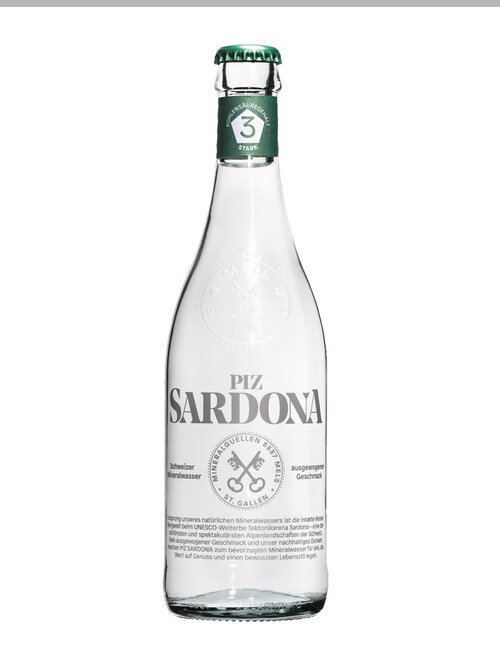 Piz Sardona Mineral stark 3 Co2 40 cl.   