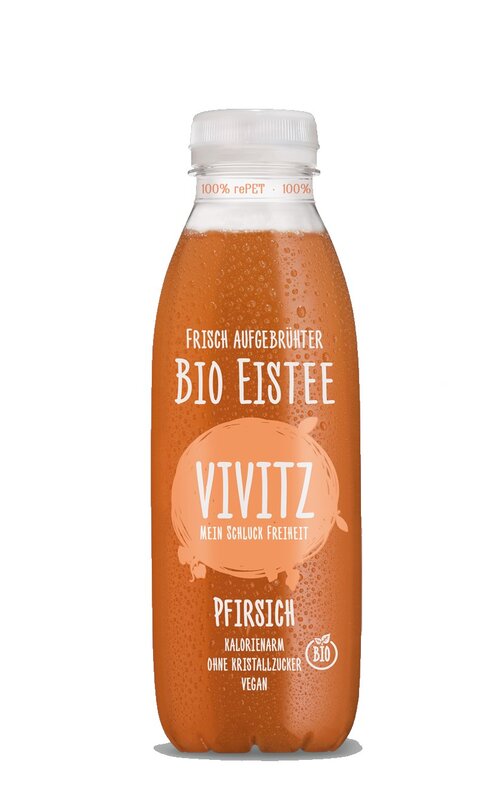 Vivitz Eistee Pfirsich Bio 4x6-PET 50 cl. N 