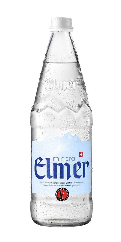 Elmer Mineral ohne Co2 Glas 75 cl.   