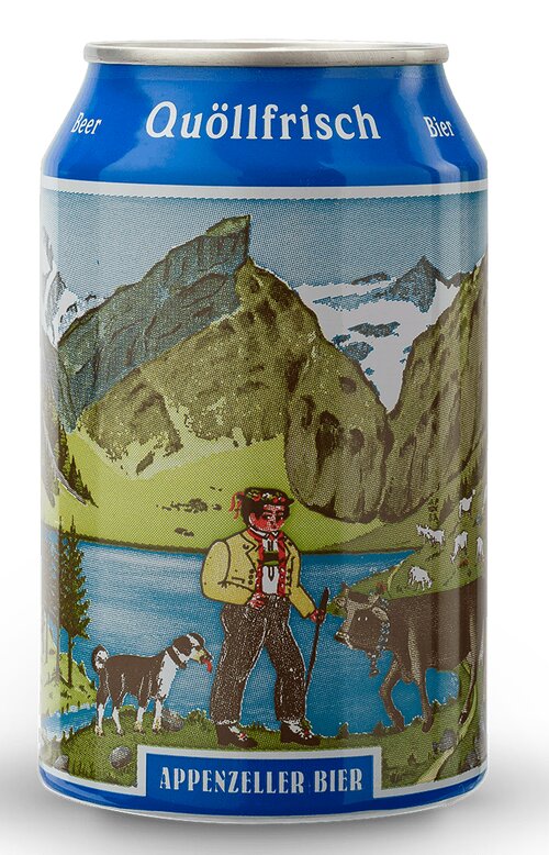 Appenzeller Quöllfrisch hell 24-Dosen 33 cl. 