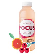 Focuswater relax grapefruit & cranberry 4x6-PET 50 cl.